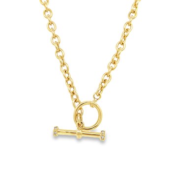 Chain with Diamond Toggle Clasp 430-31013