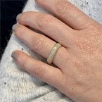 Moses Signature Rope Edge Diamond Eternity Band 120-08338