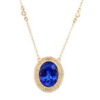 Moses Signature Tanzanite Necklace 230-00385