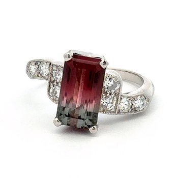 Bi-Color Tourmaline Ring 800-05446