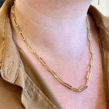 Paperclip Necklace 650-648327