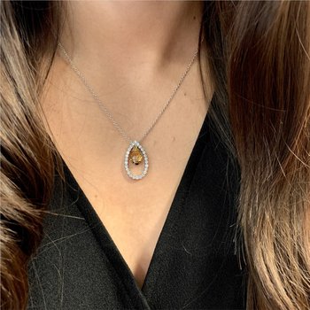 Fancy Color Diamond Necklace 160-14544