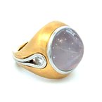 Signature Estate Men's Gray Star Sapphire Ring 800-05491