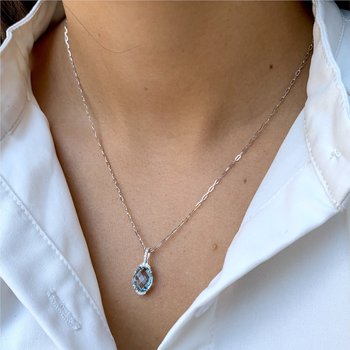 Aquamarine Necklace 230-00562