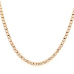 Moses Signature Diamond Half Tennis Necklace 160-14634