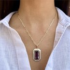 Signature Estate Amethyst Necklace 800-05507