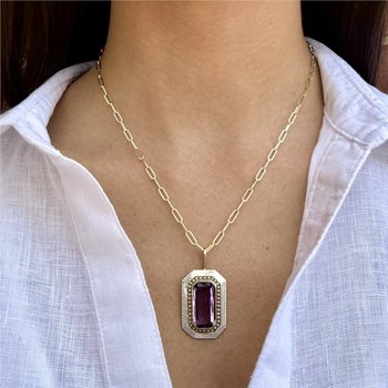 Amethyst Necklace 800-05507