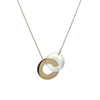 Interlocking Circles Necklace 435-00367
