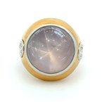 Signature Estate Men's Gray Star Sapphire Ring 800-05491