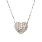 Signature Estate Diamond Pave Heart Necklace 800-05082