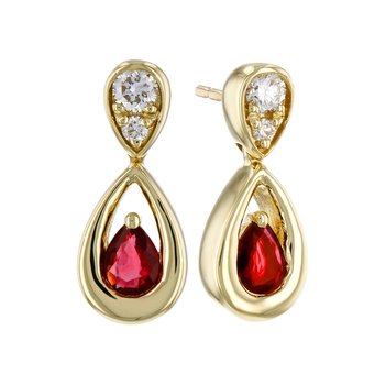 Ruby Earrings 210-00374