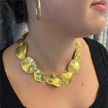 Rose Petal Necklace Signed "Tiffany & Co." 800-04928