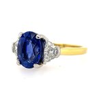 Moses Signature Unheated Blue Sapphire Ring 200-07084