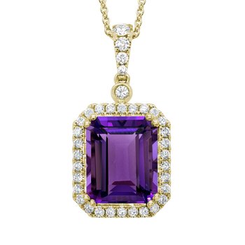 Amethyst Necklace 230-00469