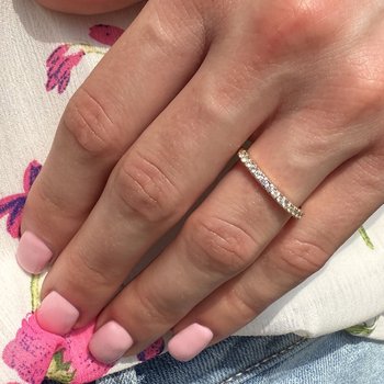 Fishtail Diamond Anniversary Band 120-08347