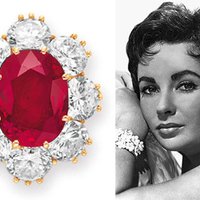 Birthstone Feature: Elizabeth Taylor’s ‘Perfect’ Ruby Set an Auction Record in 2011